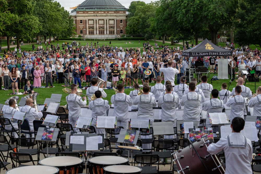 Navy Band Great Lakes and University of Illinois celebrate nation’s 250th