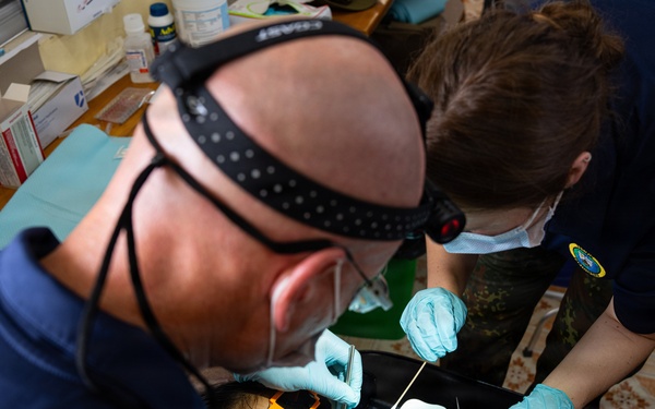 Pacific Partnership 2026 Medical Team provides medical care to students at Trường Tiểu Học Lệ Ninh Primary School in Quang Tri, Vietnam