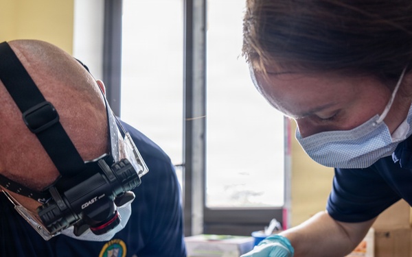 Pacific Partnership 2026 Medical Team provides medical care to students at Trường Tiểu Học Lệ Ninh Primary School in Quang Tri, Vietnam