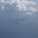 U.S., Japanese aircraft fly in formation during Valiant Shield 2026
