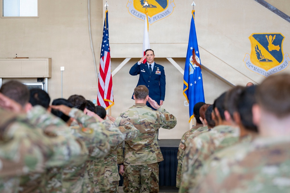374 MSG Change of Command