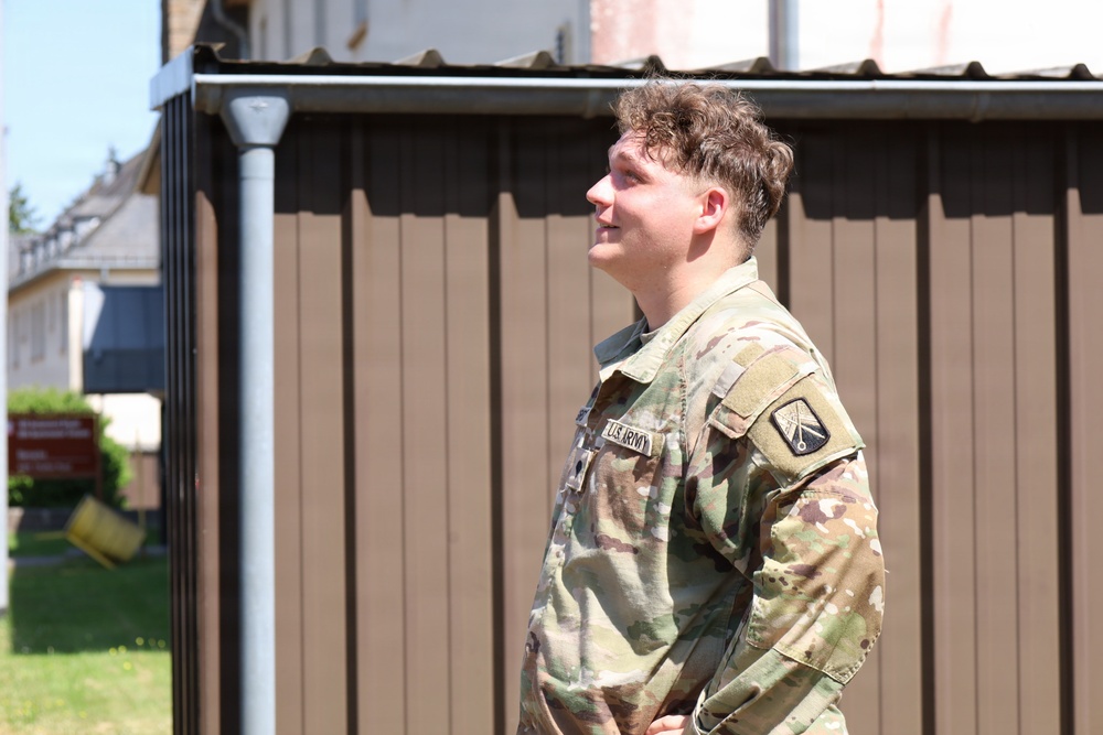 Service With a Smile: Baumholder Soldier Assists Local Residents