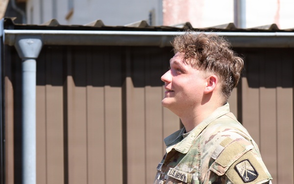 Service With a Smile: Baumholder Soldier Assists Local Residents