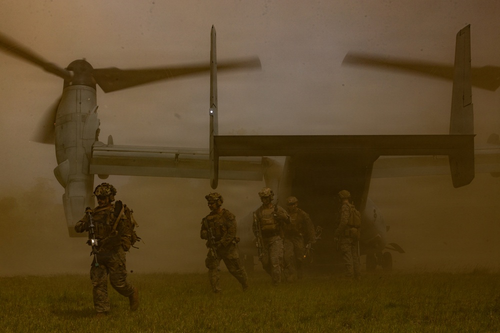 U.S. Marines Conduct Airfield Seizure During KAMANDAG 10