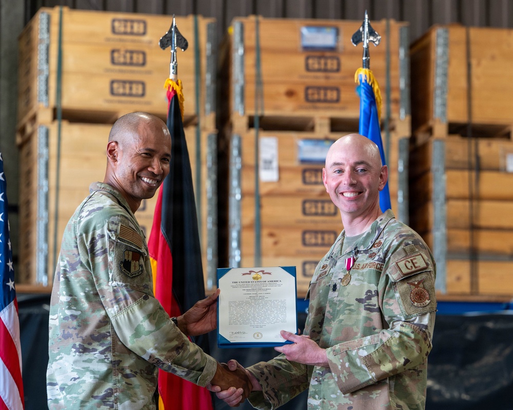 Spangdahlem Air Base's 52nd Civil Engineer Squadron marks change of command, continues mission readiness