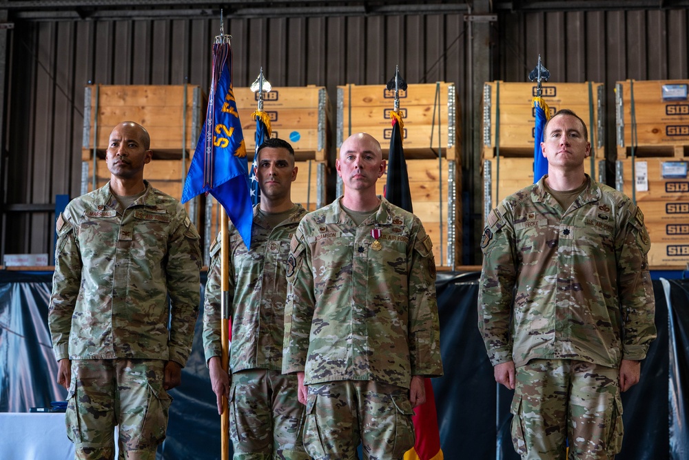 Spangdahlem Air Base's 52nd Civil Engineer Squadron marks change of command, continues mission readiness