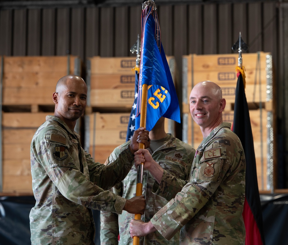 Spangdahlem Air Base's 52nd Civil Engineer Squadron marks change of command, continues mission readiness