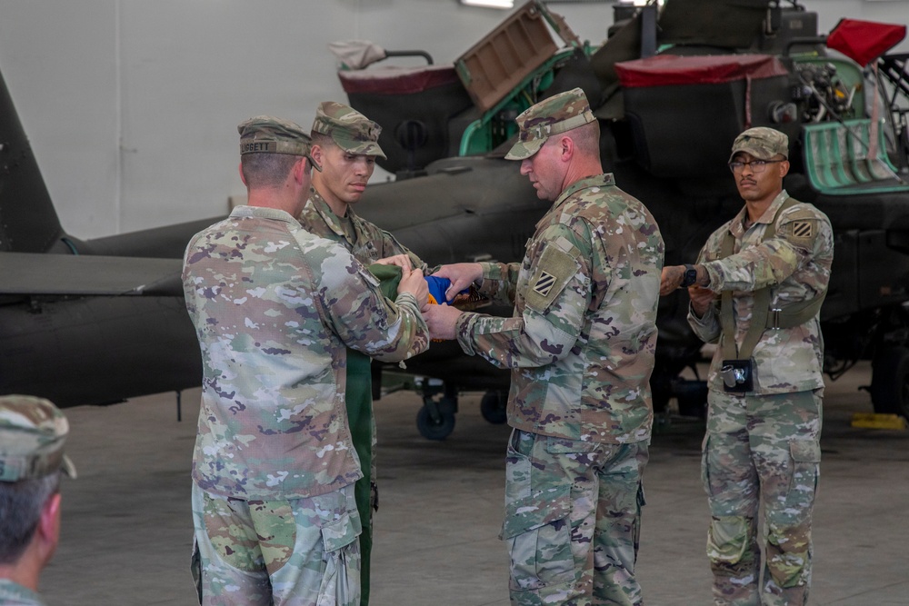 Task Force Vipers transfer authority to Task Force Gunfighters