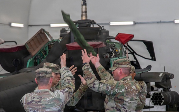 Task Force Vipers transfer authority to Task Force Gunfighters