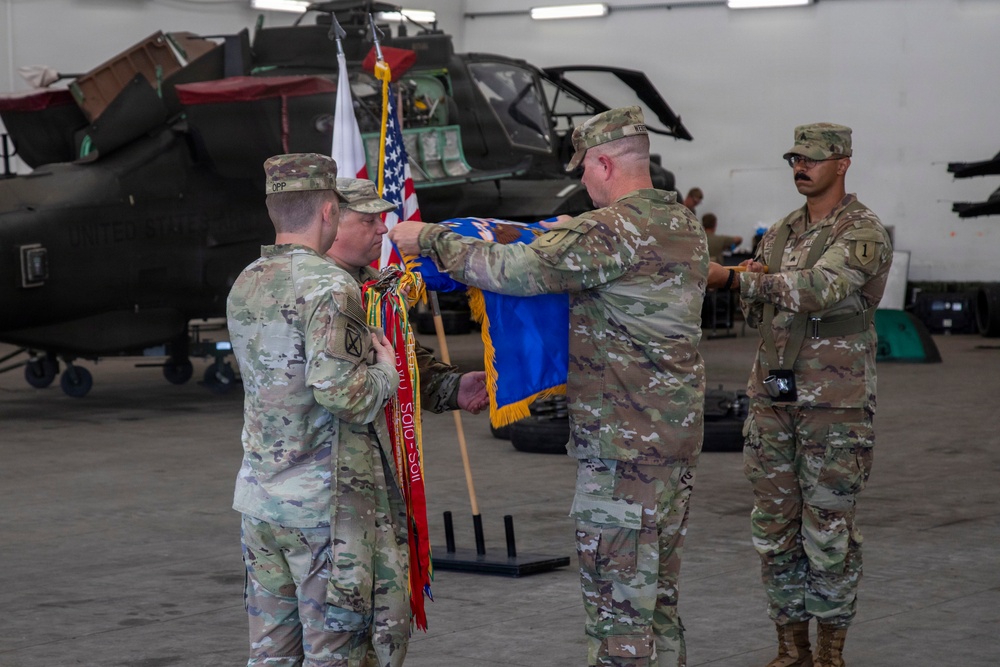 Task Force Vipers transfer authority to Task Force Gunfighters