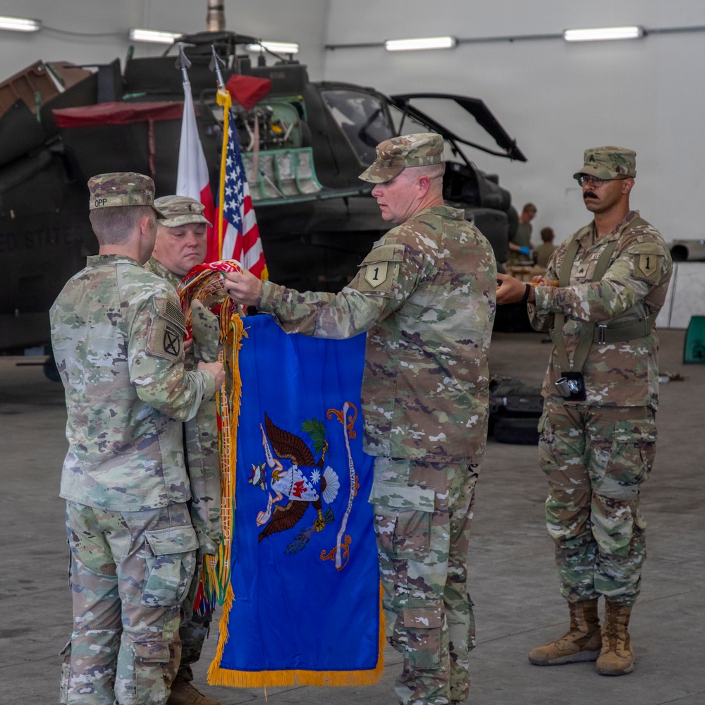 Task Force Vipers transfer authority to Task Force Gunfighters