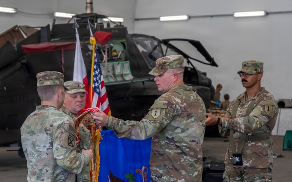 Task Force Vipers transfer authority to Task Force Gunfighters