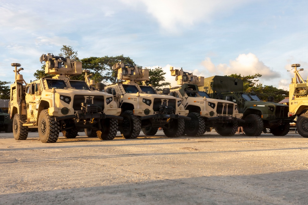 3rd Marine Littoral Regiment stages equipment for littoral mobility maneuvers during KAMANDAG 10