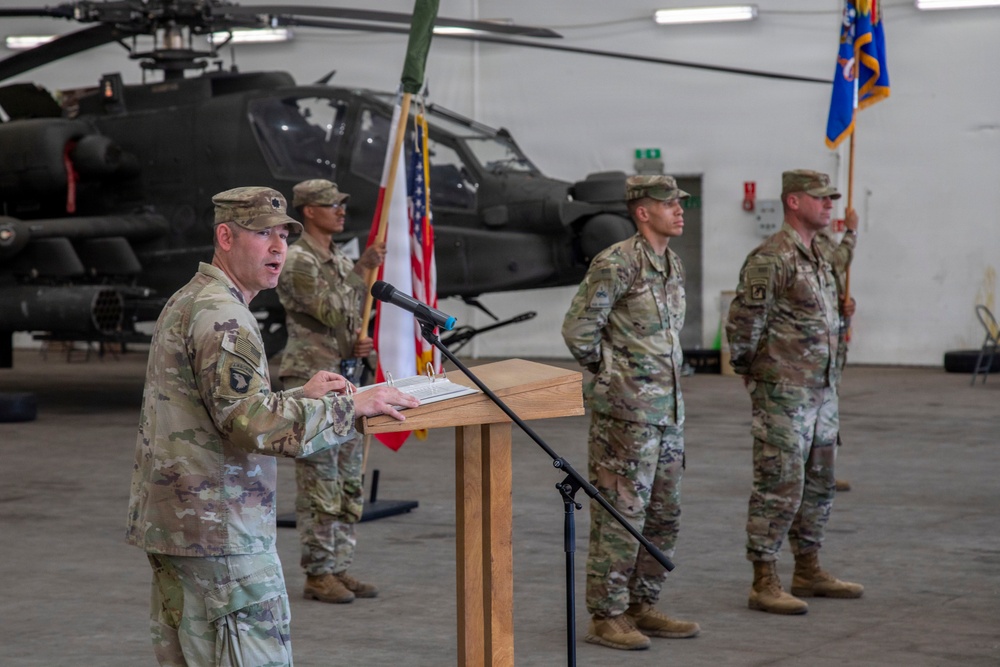 Task Force Vipers transfer authority to Task Force Gunfighters