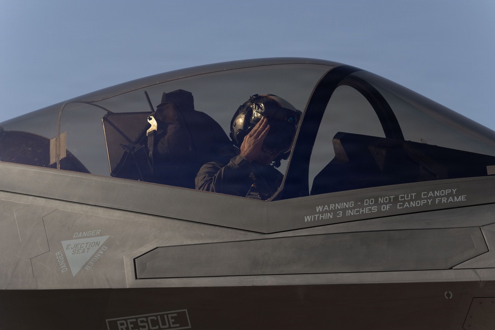 U.S. Marines execute squadron flight operations