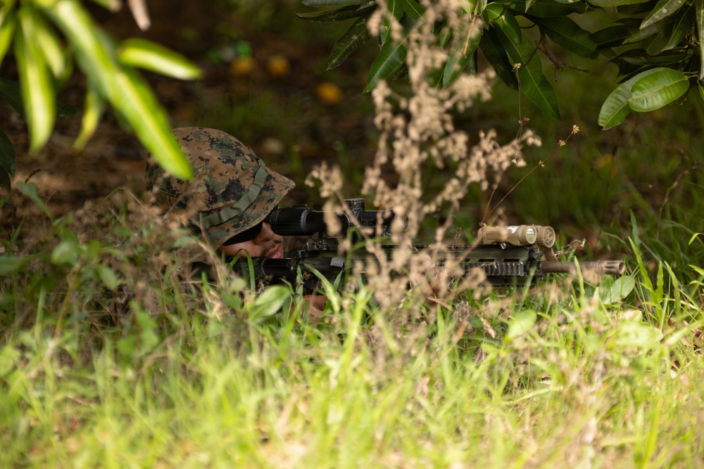 U.S., Philippine Marines participate in patrolling and ambush training during KAMANDAG 10