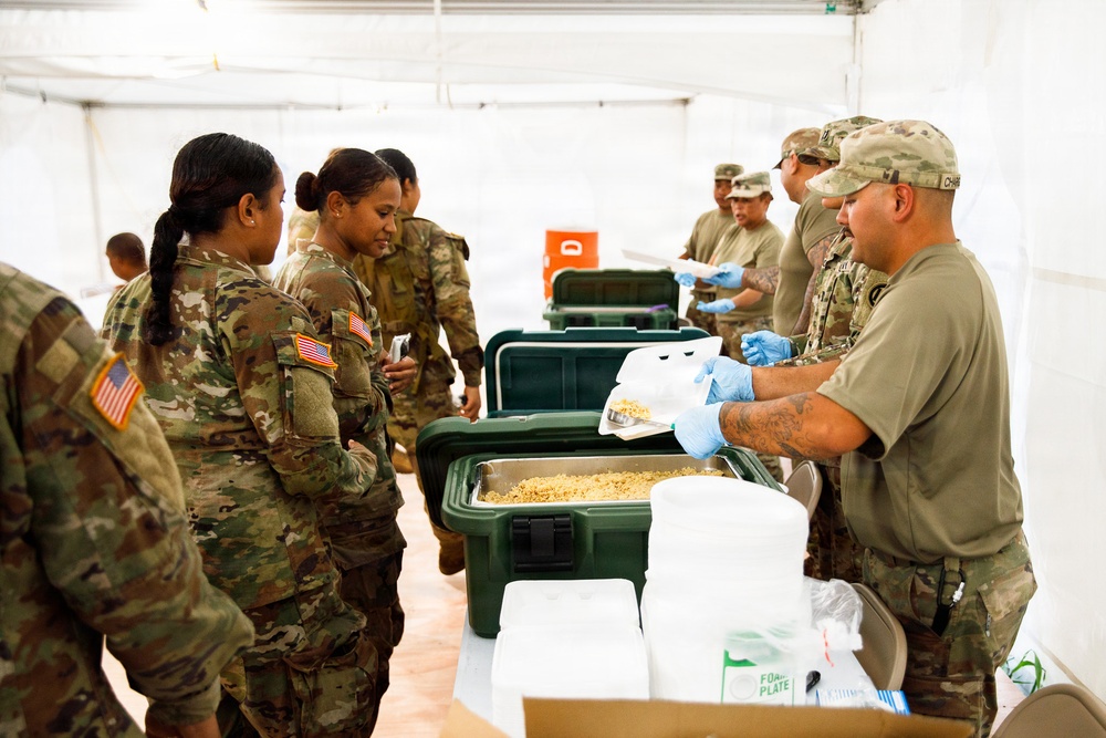 Army Reserve Field Feeding Supports Valiant Shield 2026