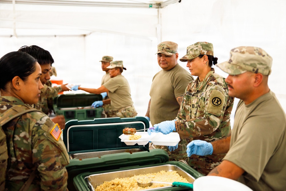 Army Reserve Field Feeding Supports Valiant Shield 2026