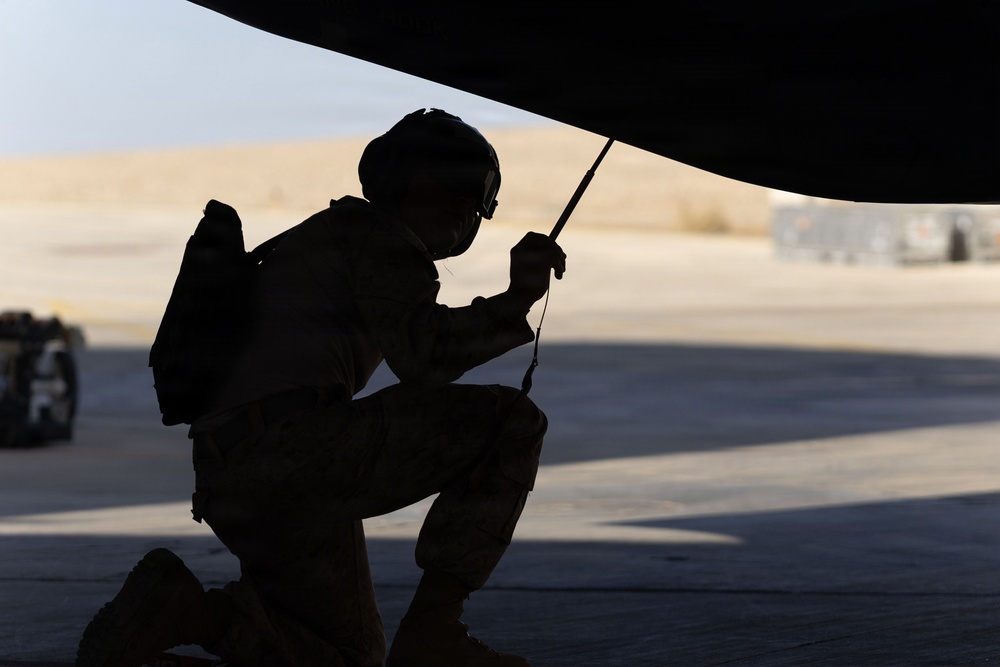 U.S. Marines execute Squadron Flight Operations
