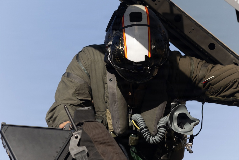 U.S. Marines execute Squadron Flight Operations