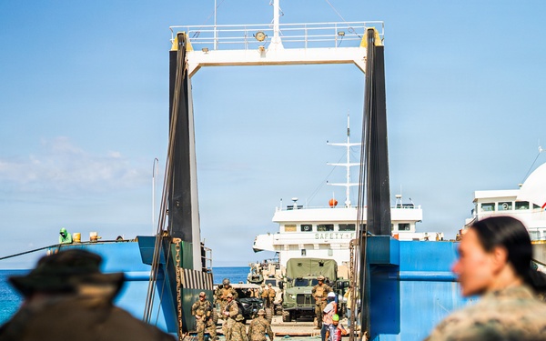 3rd Marine Littoral Regiment disembarks for maritime key terrain security operations during KAMANDAG 10