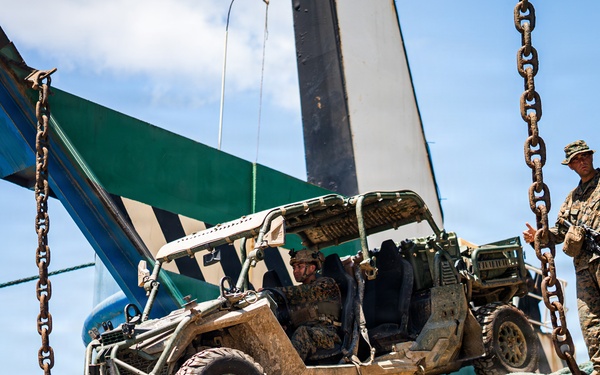 3rd Marine Littoral Regiment disembarks for maritime key terrain security operations during KAMANDAG 10