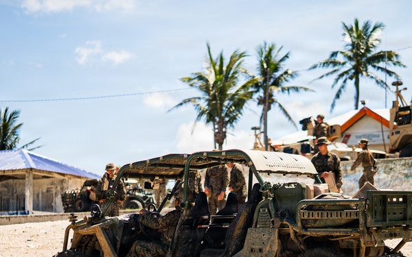 3rd Marine Littoral Regiment disembarks for maritime key terrain security operations during KAMANDAG 10