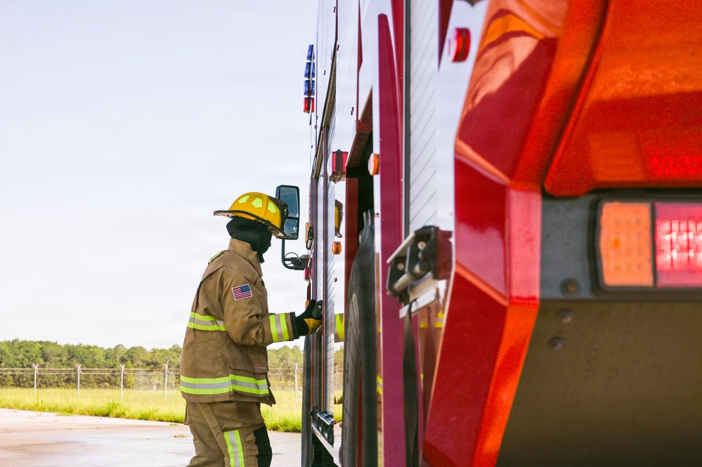 Florida Air National Guard firefighters train the next generation of Airmen