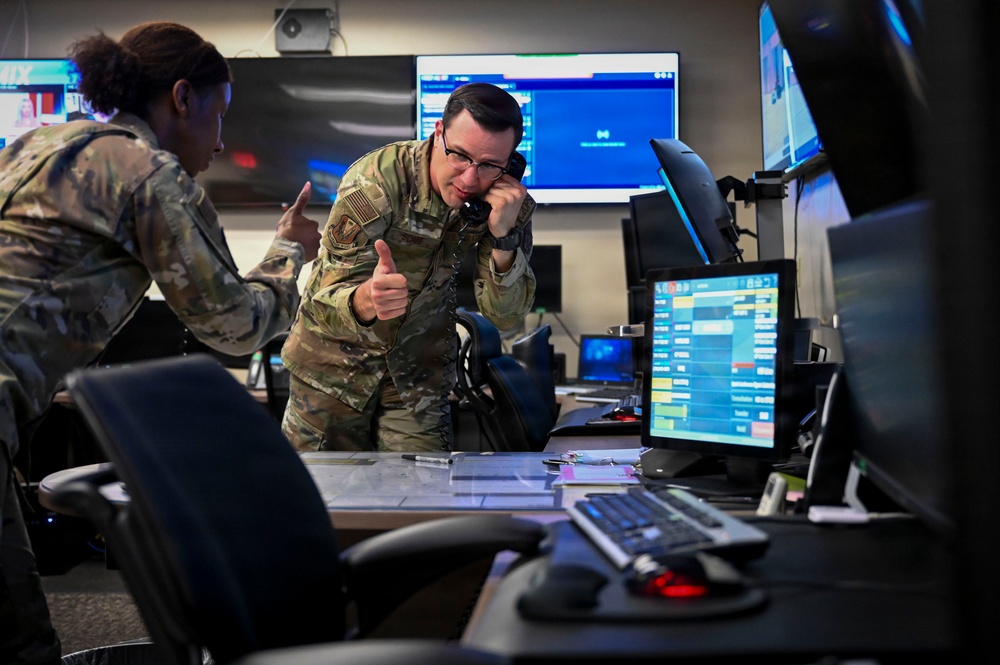125th Fighter Wing command post Airmen train for fighter alert missions