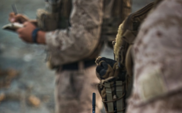 3rd Littoral Combat Team Marines conduct ambush patrols during Tactical Small Unit Leaders Course
