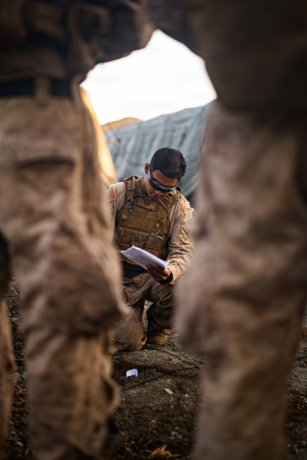 3rd Littoral Combat Team Marines conduct ambush patrols during Tactical Small Unit Leaders Course