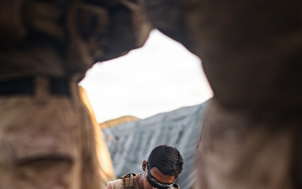 3rd Littoral Combat Team Marines conduct ambush patrols during Tactical Small Unit Leaders Course
