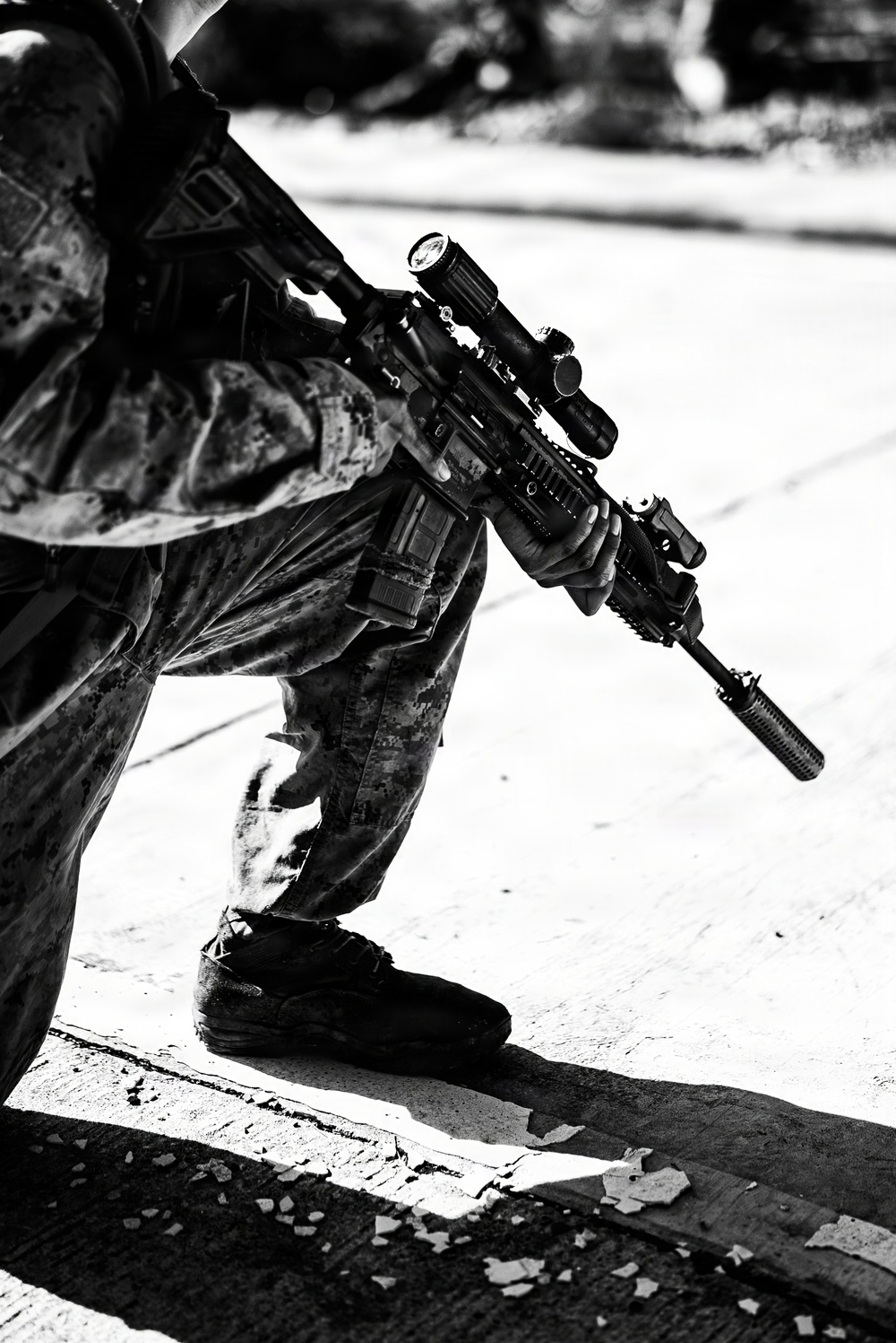 3rd Littoral Combat Team Marines conduct ambush patrols during Tactical Small Unit Leaders Course