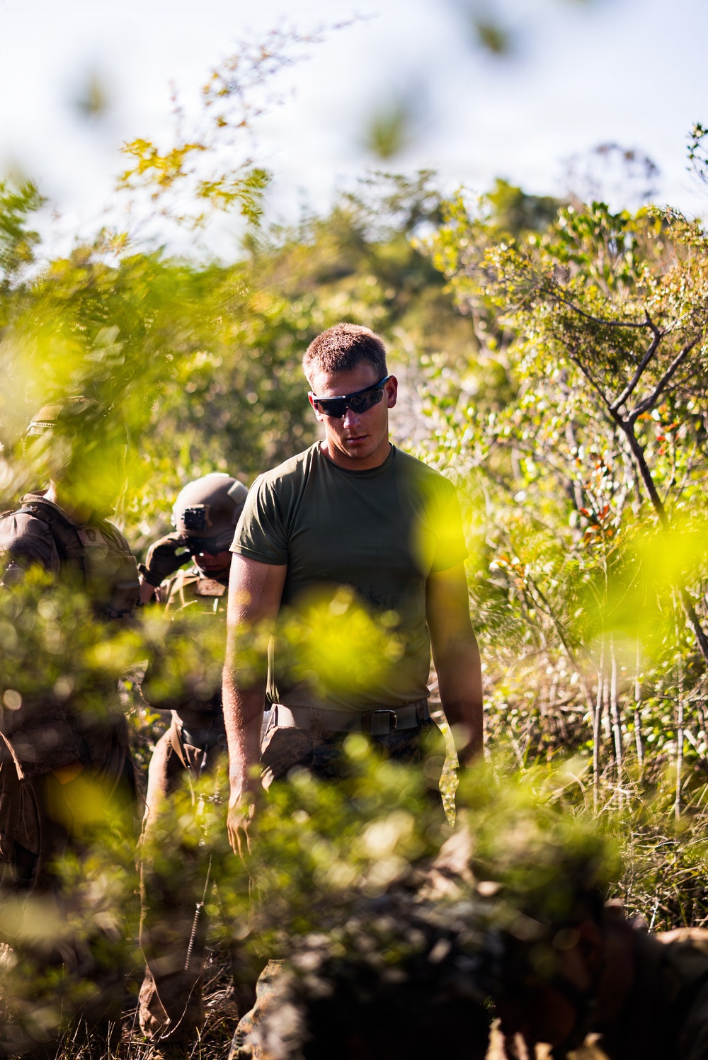 3rd Littoral Combat Team Marines conduct ambush patrols during Tactical Small Unit Leaders Course