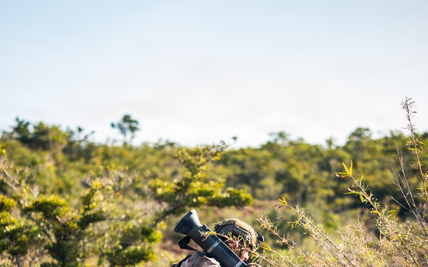 3rd Littoral Combat Team Marines conduct ambush patrols during Tactical Small Unit Leaders Course
