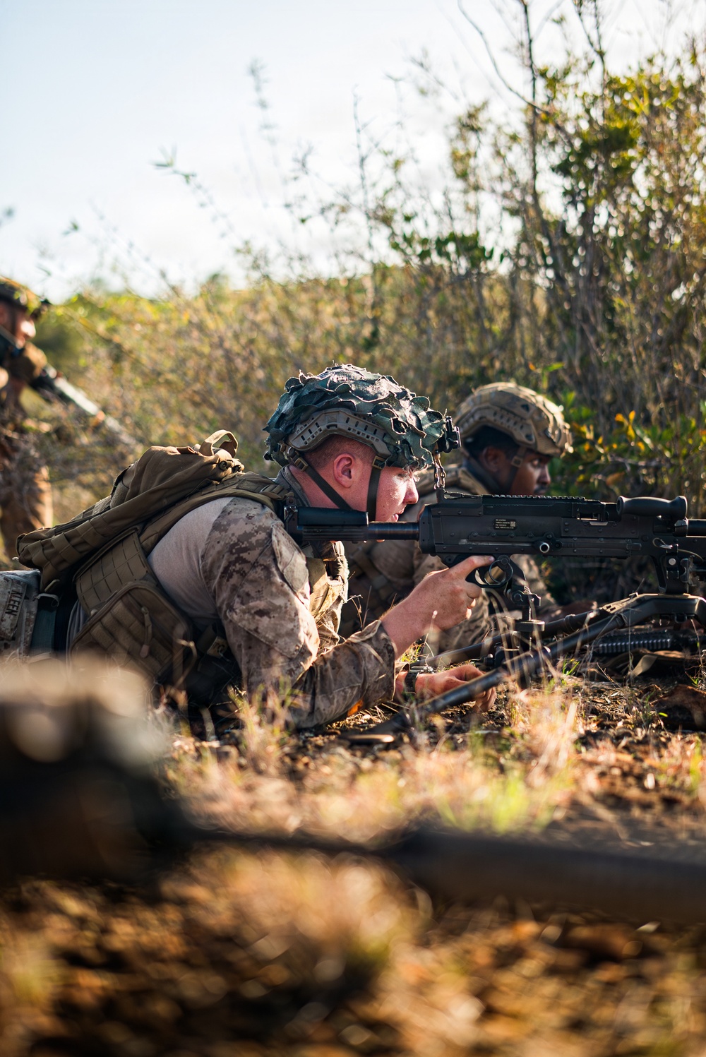 3rd Littoral Combat Team Marines conduct ambush patrols during Tactical Small Unit Leaders Course