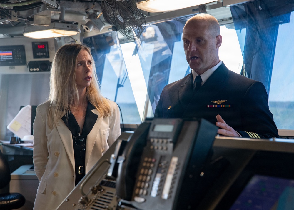 USS Mount Whitney Hosts Key Leader Engagement in Klaipeda, Lithuania