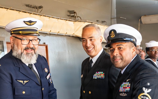 Mount Whitney Hosts Key Leadership Engagement in Klaipeda, Lithuania