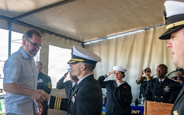 Mount Whitney Hosts Key Leadership Engagement in Klaipeda, Lithuania