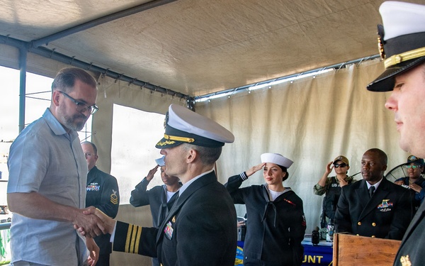 Mount Whitney Hosts Key Leadership Engagement in Klaipeda, Lithuania