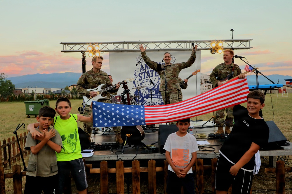 United States Army Europe and Africa Band &amp; Chorus' "Freegroove" visited the Republic of North Macedonia