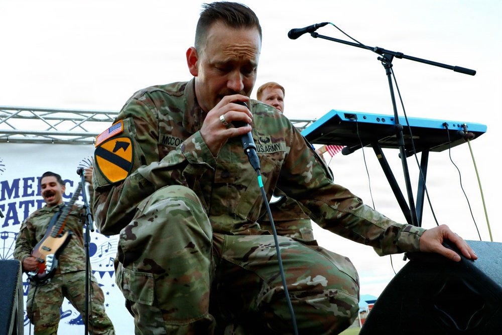 United States Army Europe and Africa Band and Chorus' Freegroove in North Macedonia.