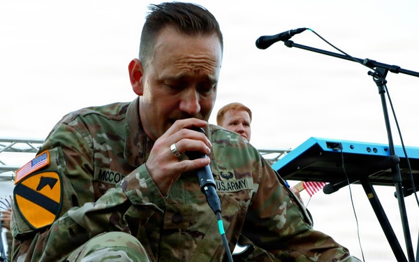 United States Army Europe and Africa Band and Chorus' Freegroove in North Macedonia.