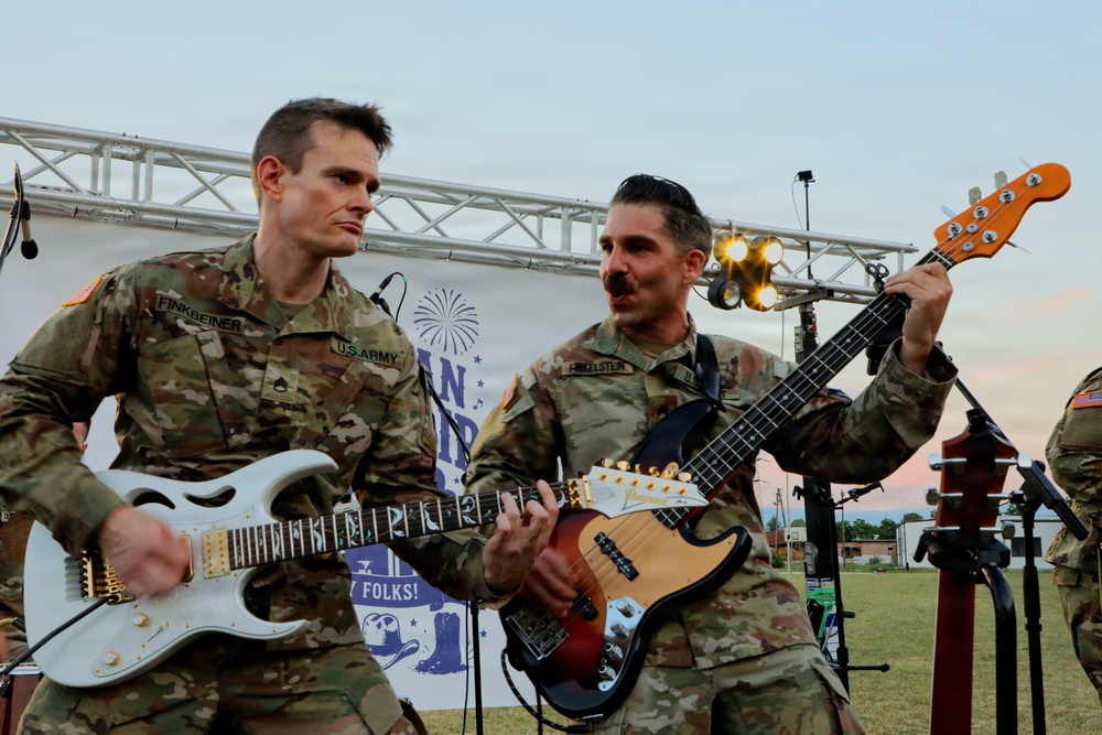 United States Army Europe and Africa Band and Chorus' Freegroove in North Macedonia.