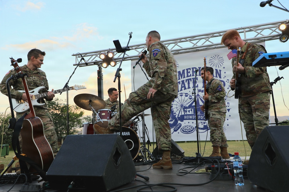 United States Army Europe and Africa Band and Chorus' Freegroove in North Macedonia.