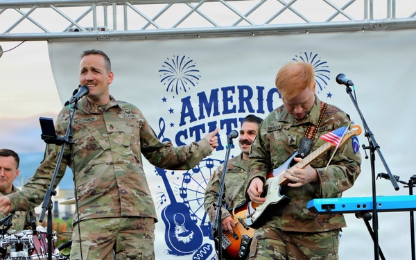 United States Army Europe and Africa Band and Chorus' Freegroove in North Macedonia.