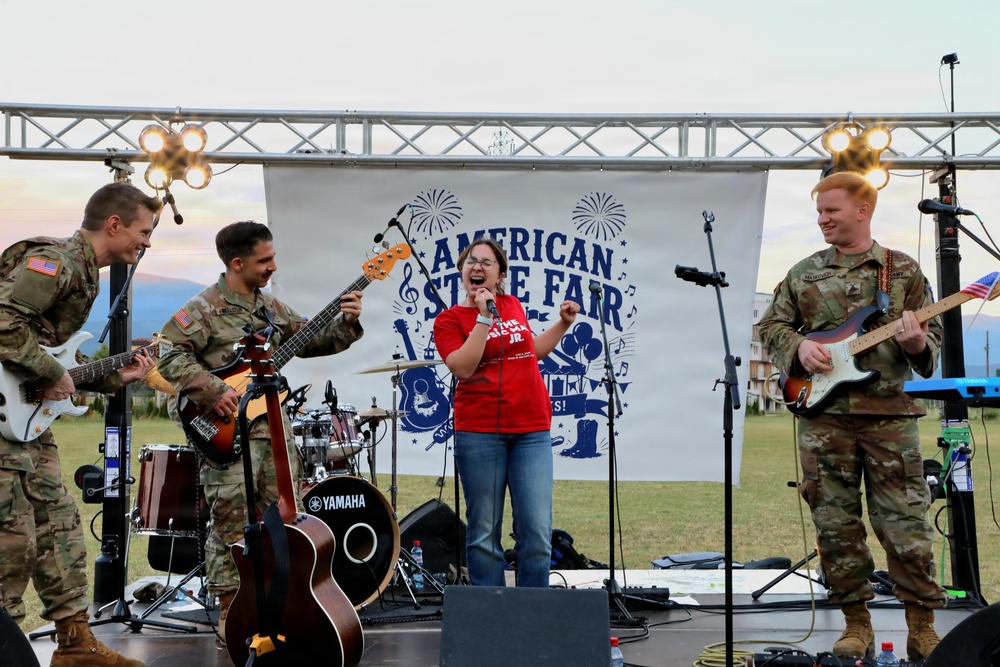 United States Army Europe and Africa Band and Chorus' Freegroove in North Macedonia.