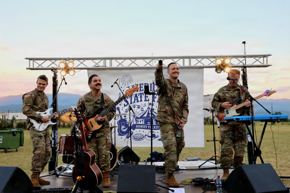 United States Army Europe and Africa Band &amp; Chorus' "Freegroove" visited the Republic of North Macedonia