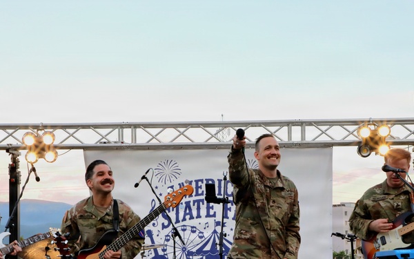 United States Army Europe and Africa Band and Chorus' Freegroove in North Macedonia.