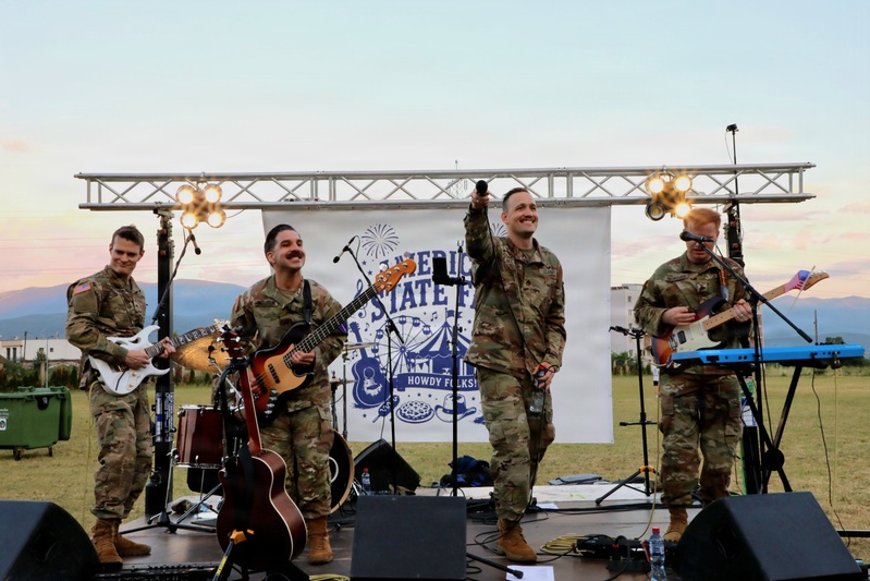 United States Army Europe and Africa Band &amp; Chorus' "Freegroove" visited the Republic of North Macedonia